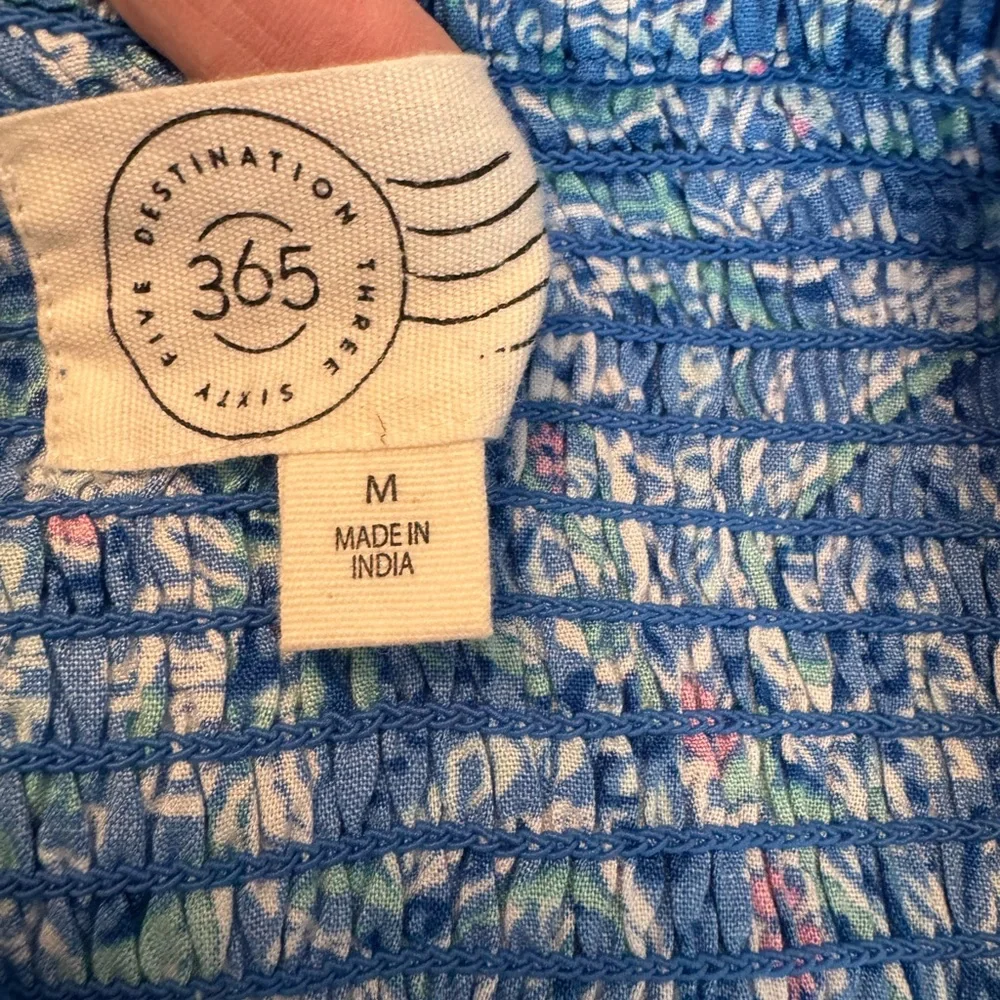 Chic Blue Floral Maxi Dress - Picture 6 of 9